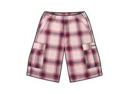 Supreme Shadow Plaid Cargo Short Supreme Shadow Plaid Cargo Short