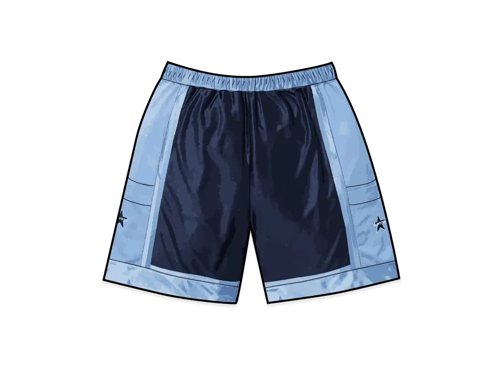 Supreme Side Pocket Basketball Short "Blue"