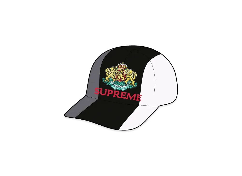 Supreme Crest 6-Panel "Black"