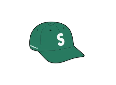 Supreme Cordura Denim S Logo 6-Panel "Green"