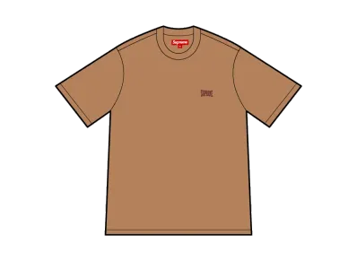 Supreme Warm Up Washed S/S Top "Brown"