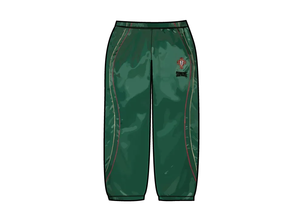 Supreme Satin Track Pant "Green"