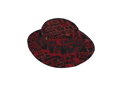 Supreme Cities Jacquard Boonie "Red"