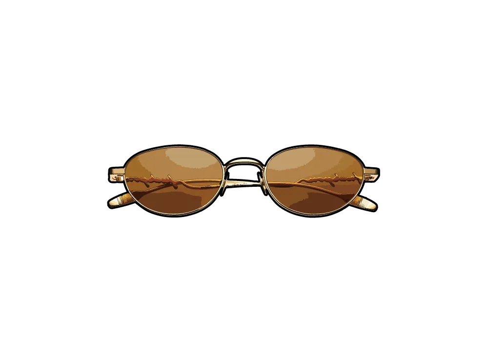 Supreme Capital Sunglasses "Gold"
