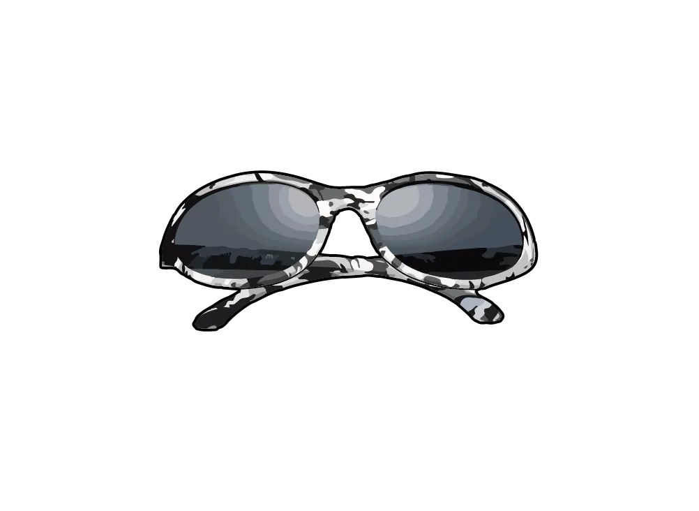 Supreme Otto Sunglasses "Snow Camo"