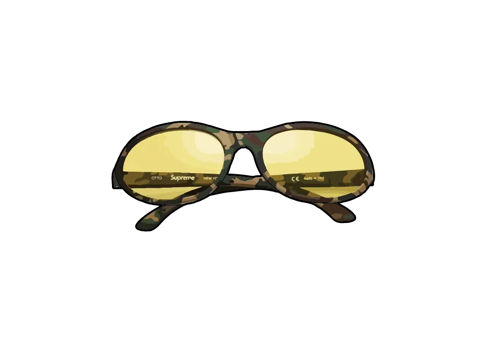 Supreme Otto Sunglasses "Woodland Camo"