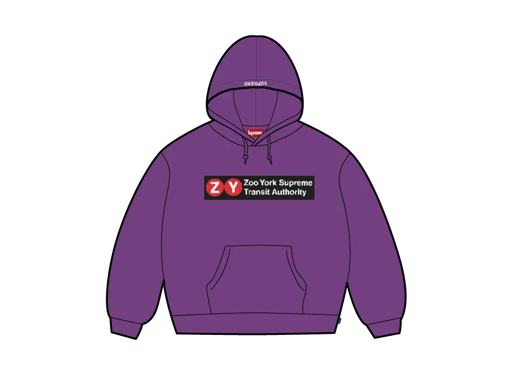 Supreme x Zoo York Hooded Sweatshirt 
