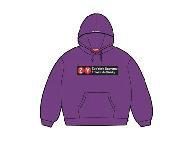 Supreme x Zoo York Hooded Sweatshirt "Purple"