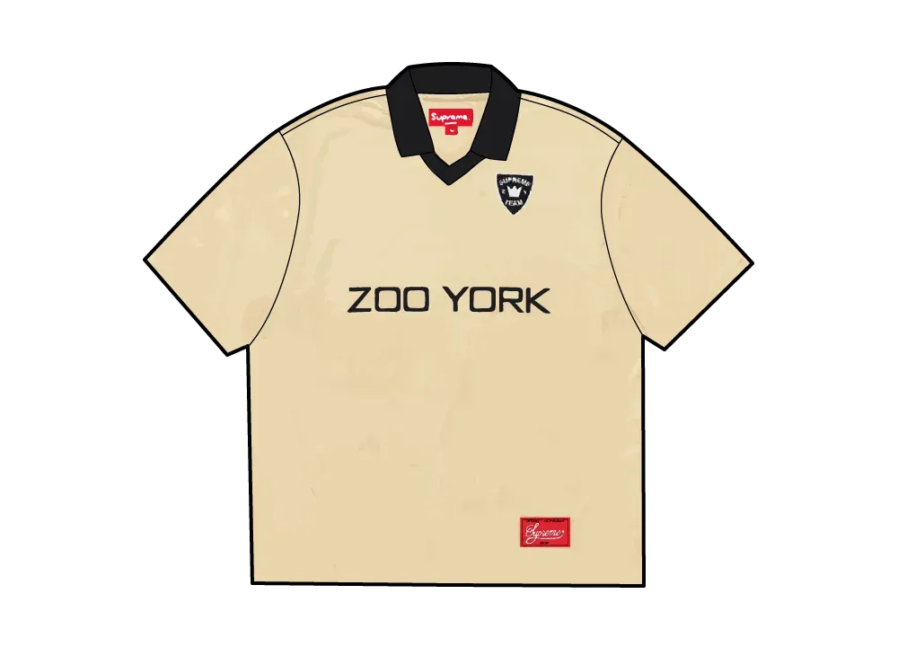 Supreme x Zoo York Soccer Jersey "Gold"
