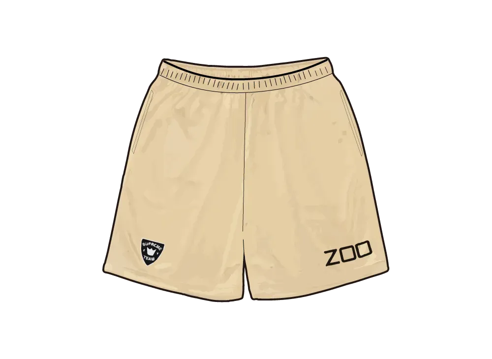 Supreme x Zoo York Soccer Short "Gold"