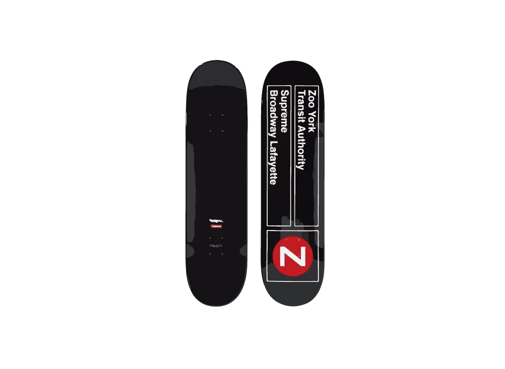 Supreme x Zoo York Skateboard "Black"
