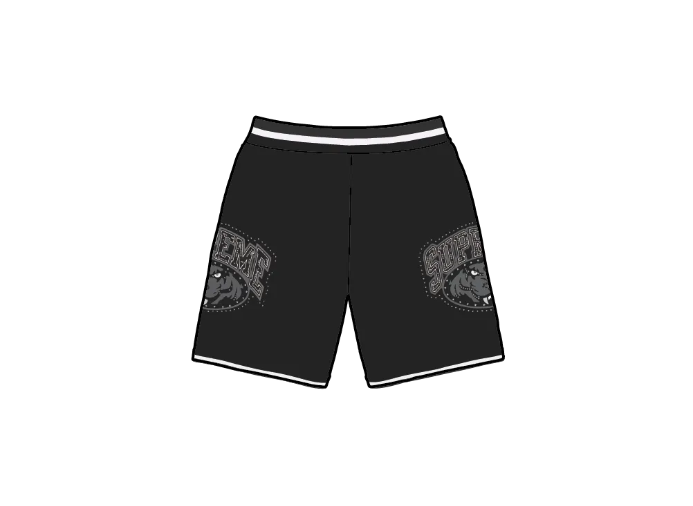 Supreme Studded Basketball Short "Black"