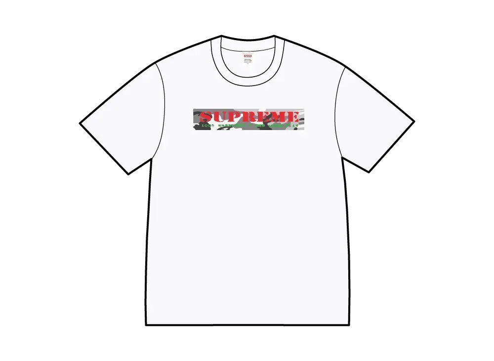 シュプリーム ハードコア Tシャツ "ホワイト"