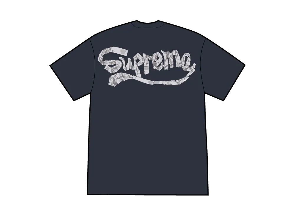 Supreme Tape Tee "Navy"