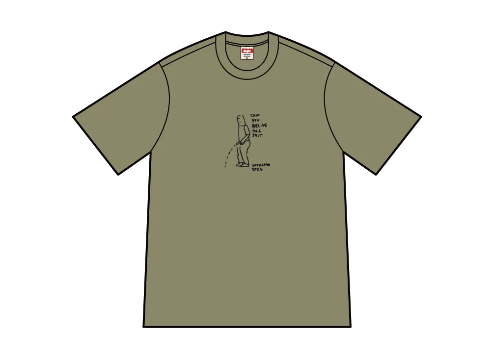Supreme Piss Tee "Olive"