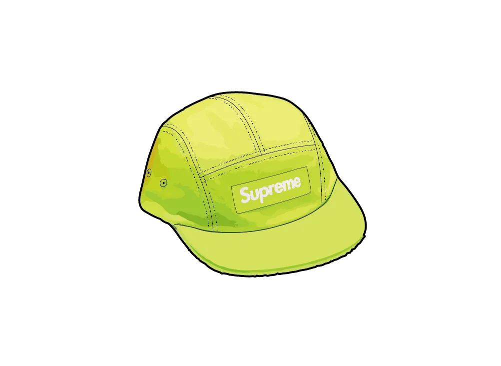 Supreme Reversible Terry Camp Cap "Yellow"