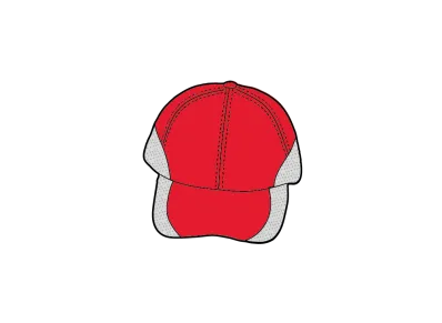 Supreme Cordura Mesh 6-Panel "Red"