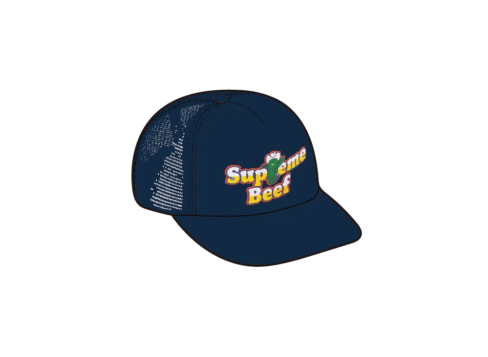 Supreme Beef Mesh Back 5-Panel "Navy"