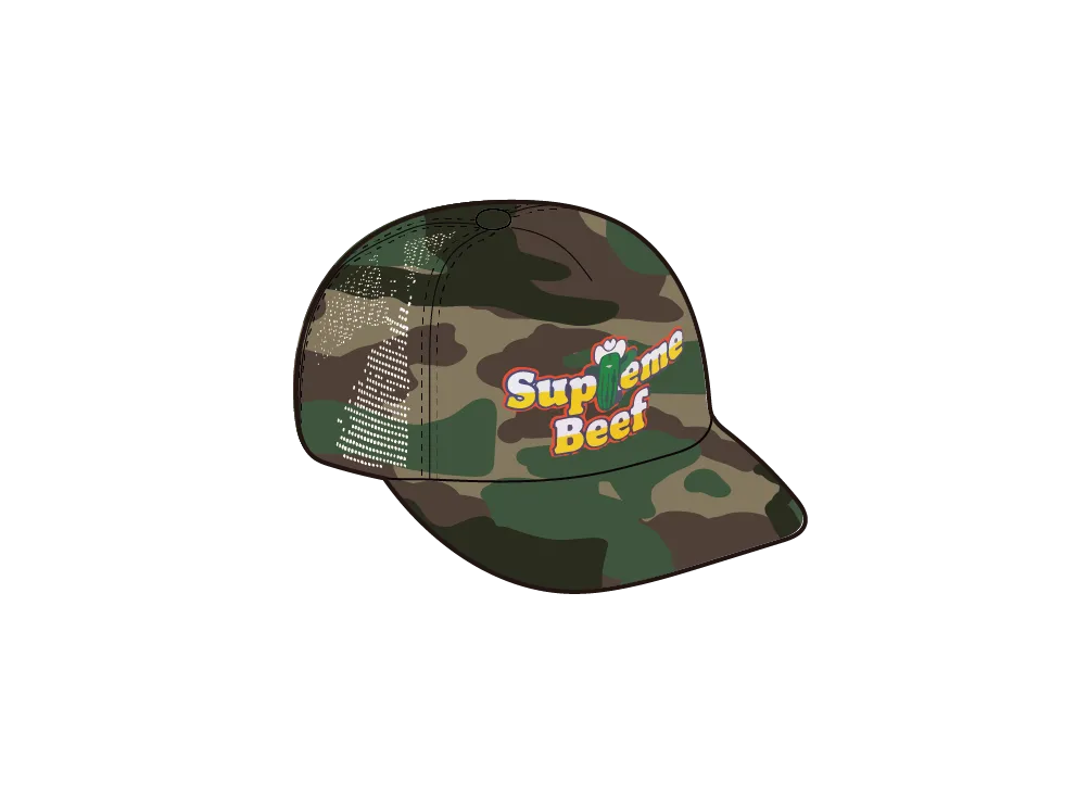 Supreme Beef Mesh Back 5-Panel "Camo"