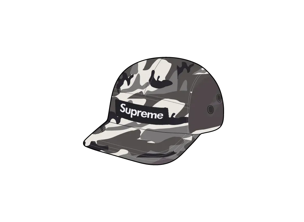 Supreme Layered Camo Camp Cap "Snow Camo"
