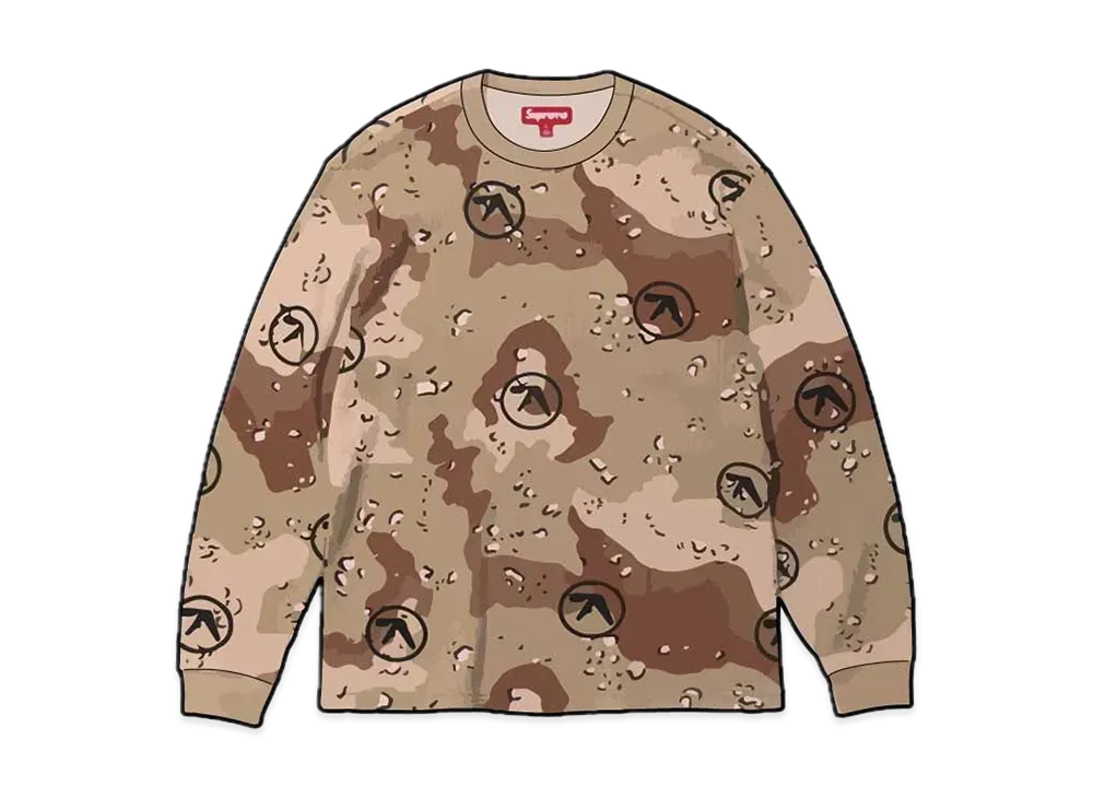 Supreme x Aphex Twin L/S Thermal "Desert Camo"