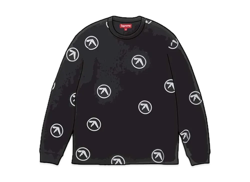 Supreme x Aphex Twin L/S Thermal "Black"