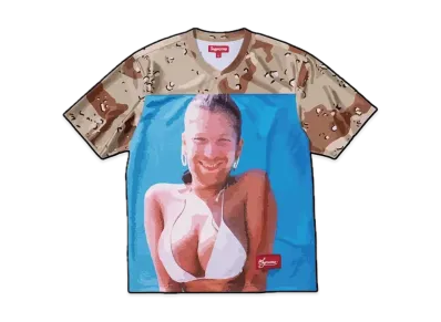 Supreme x Aphex Twin Football Jersey "Desert Camo"