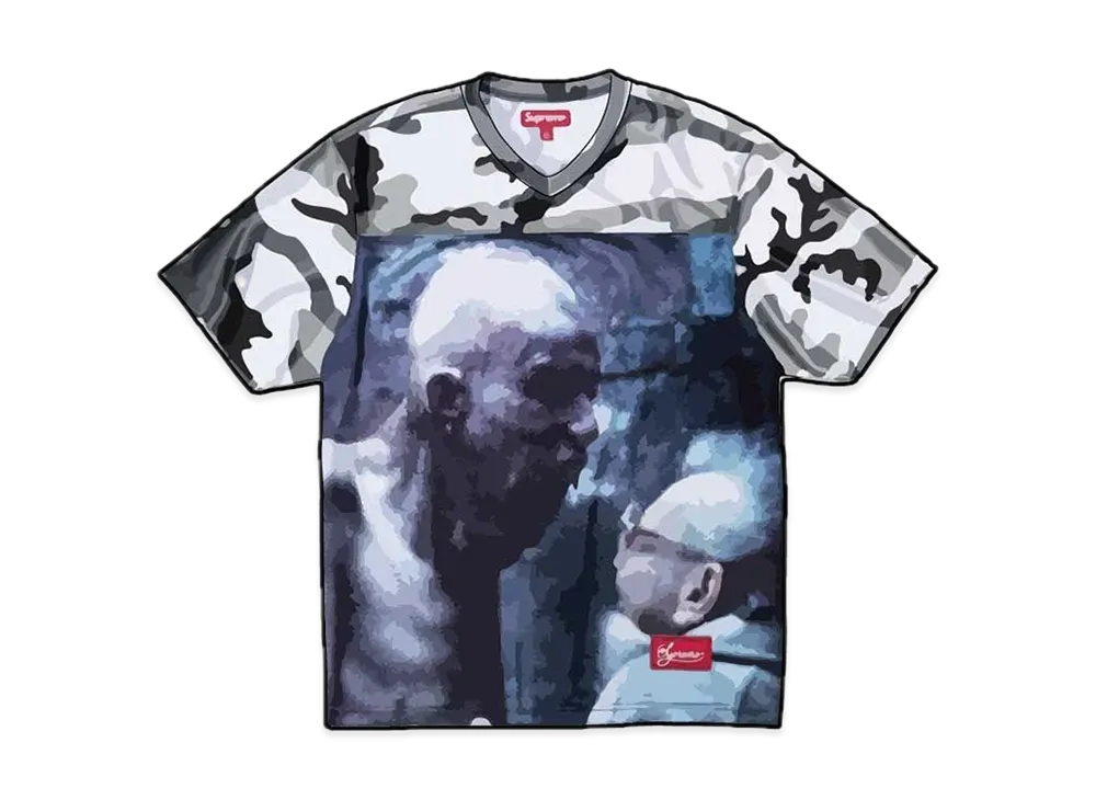 Supreme x Aphex Twin Football Jersey "Snow Camo"