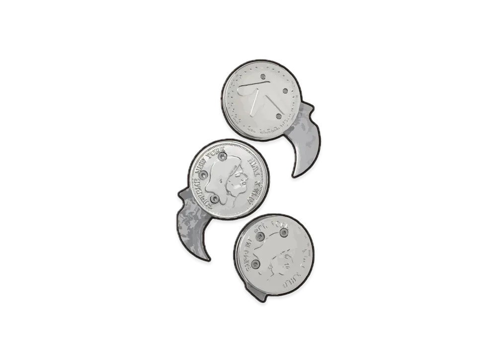 Supreme x Aphex Twin Mantis Coin Knife "Silver"