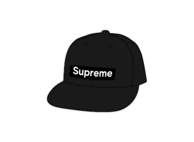 Supreme Harris Tweed Camp Cap "Black"