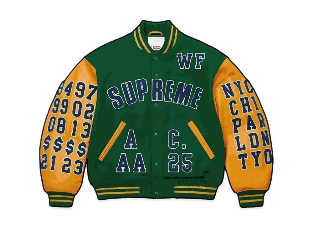Supreme Praises Varsity Jacket "Green"
