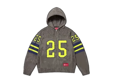 Supreme Sport Zip Up Hooded Sweater "Grey"