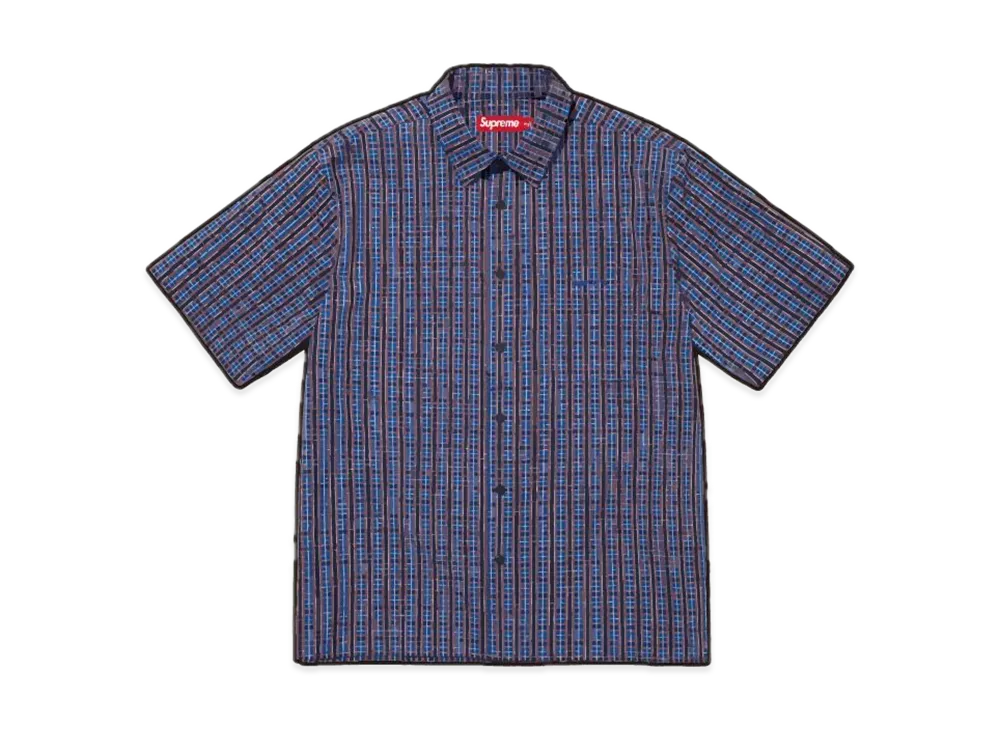 Supreme Mini Plaid S/S Shirt "Blue"
