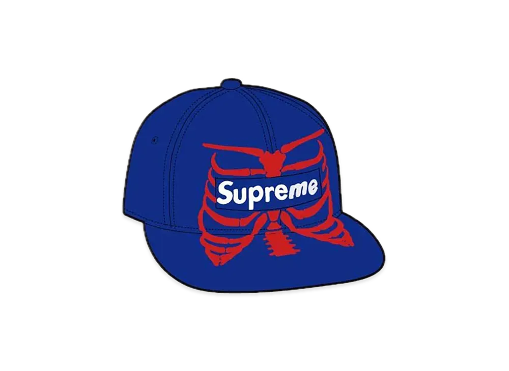 Supreme Bones Box Logo New Era "Royal"