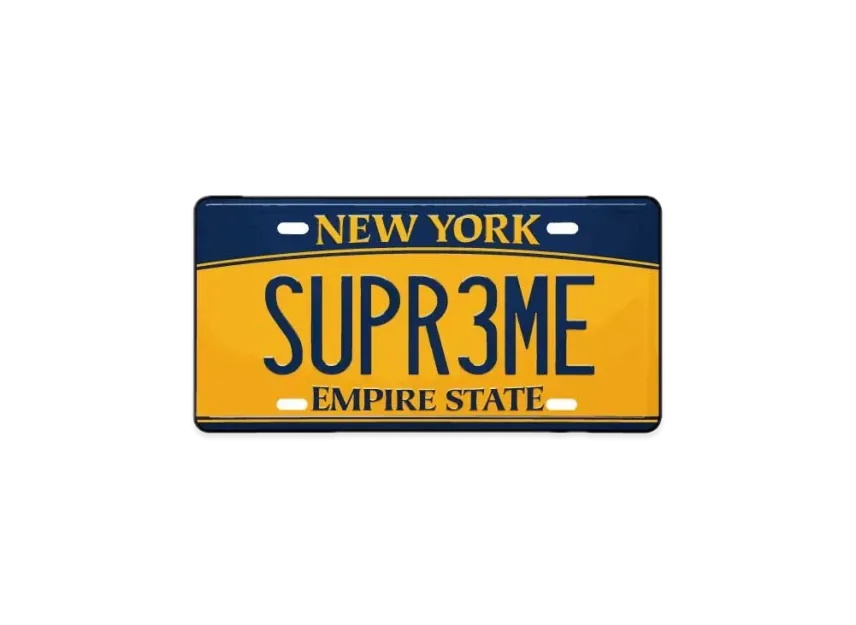 未開封】Supreme License Plate multi Supreme License Plate 未開封】Supreme License Plate multi Supreme License Plate