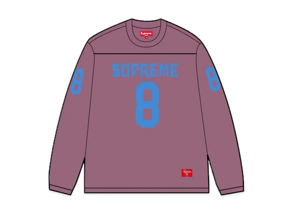 Supreme Affiliated L/S Football Top "Dusty Purple"