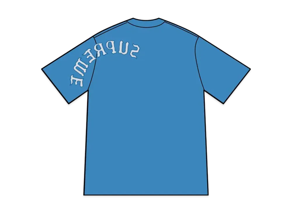 Supreme Brushed Arc S/S Top "Light Blue"