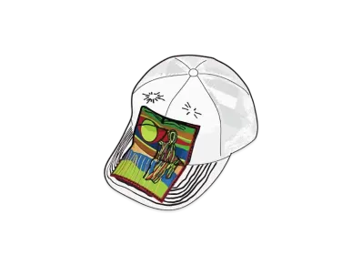 Supreme Reaper Mesh Back 6-Panel "White"