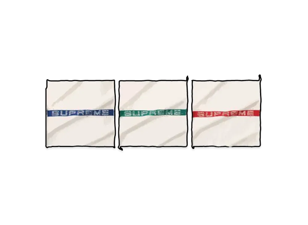 Supreme Shop Towel (Set of 3) "Multi"