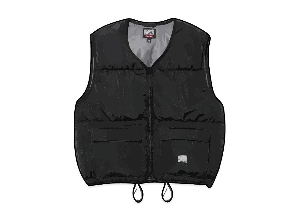 Supreme x Marithe + Francois Girbaud Down Puffer Vest "Black"