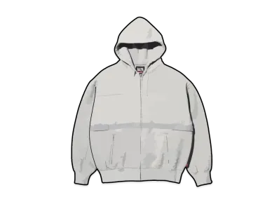 Supreme x Marithe + Francois Girbaud Zip Up Hooded Sweatshirt "Heather Grey"