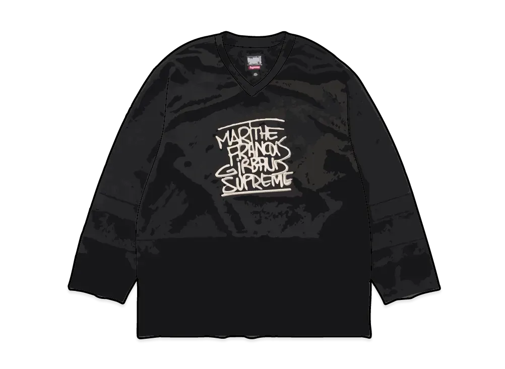 Supreme x Marithe + Francois Girbaud Hockey Jersey "Black"