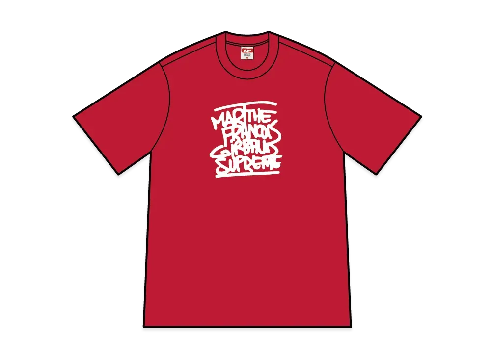 Supreme x Marithe + Francois Girbaud Tee "Red"