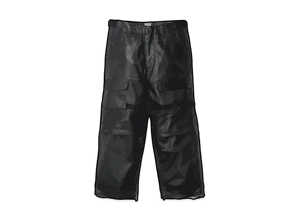 Supreme x Marithe + Francois Girbaud Shuttle Tape Leather Cargo Pant "Black"