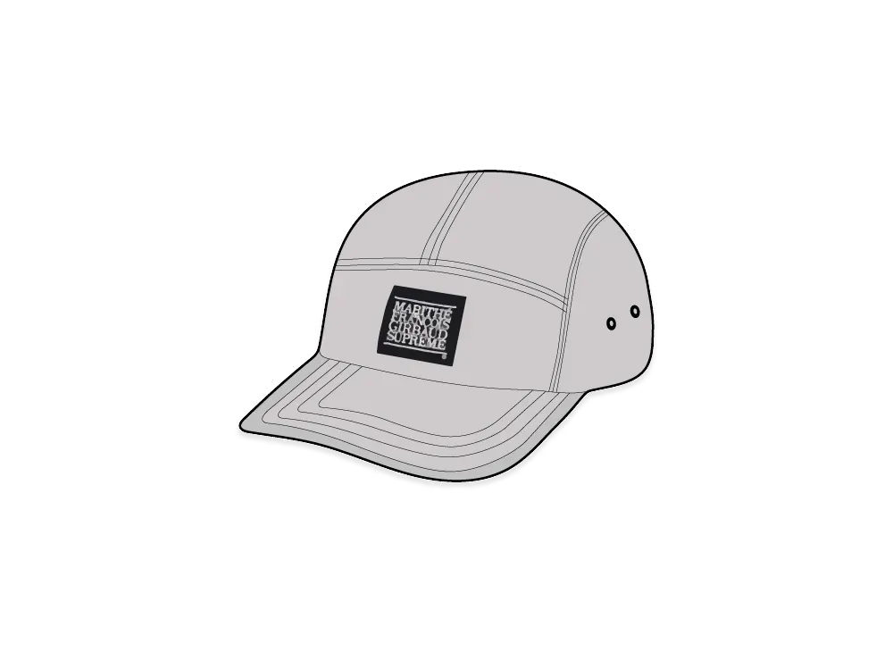 Supreme x Marithe + Francois Girbaud Sport Camp Cap "Silver"