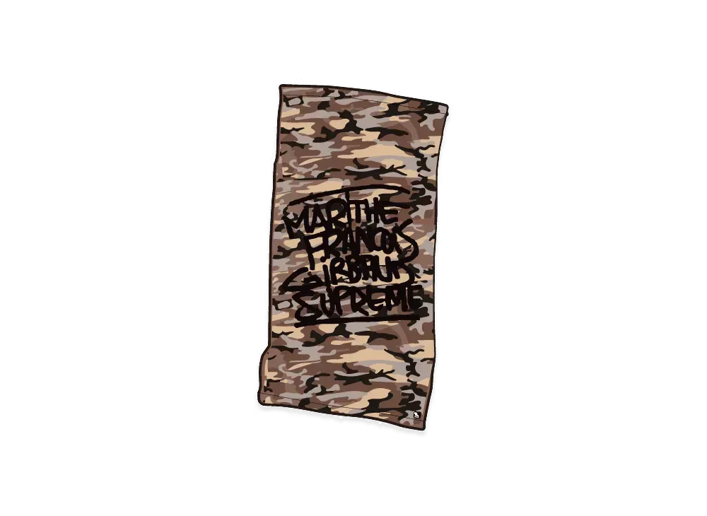 Supreme x Marithe + Francois Girbaud Compressed Towel "Camo"