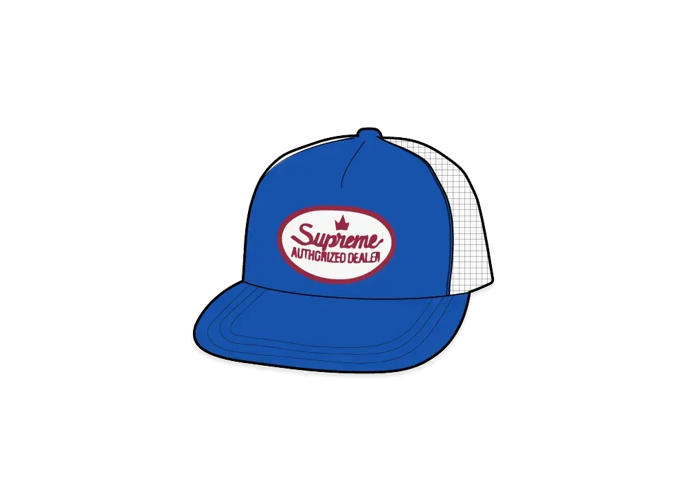 Supreme Authorized Mesh Back 5-Panel "Royal" (25SS)