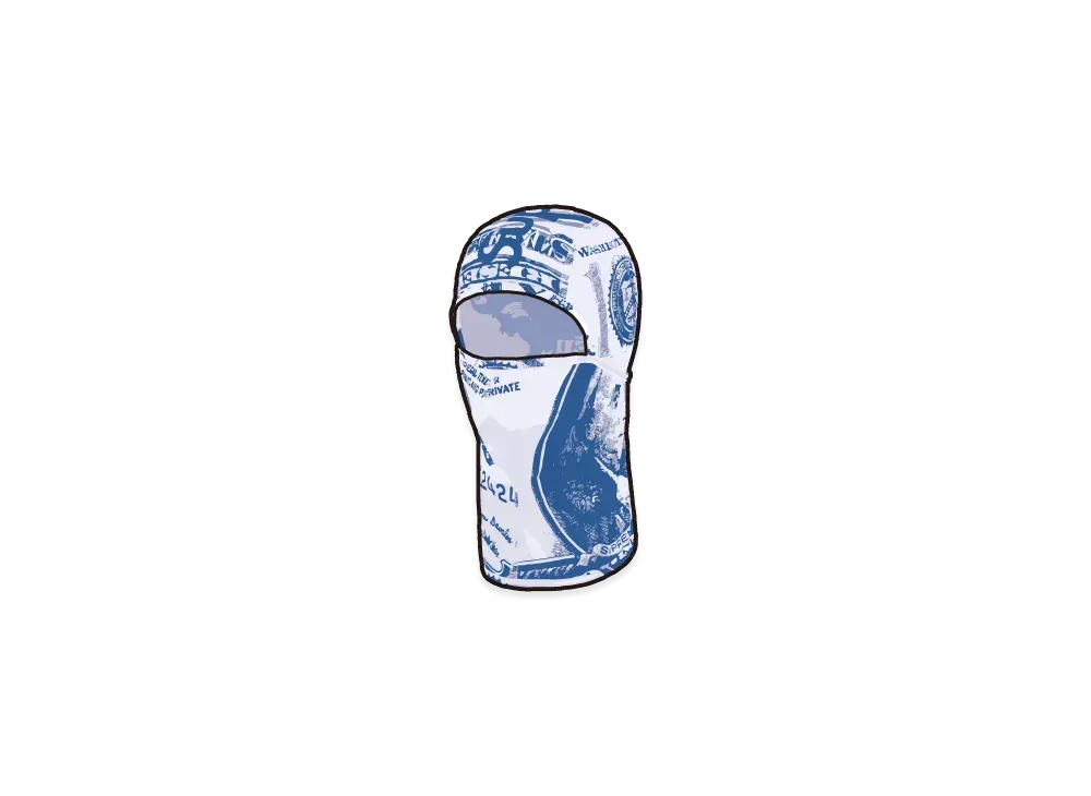 Supreme Lightweight Balaclava "White Money"