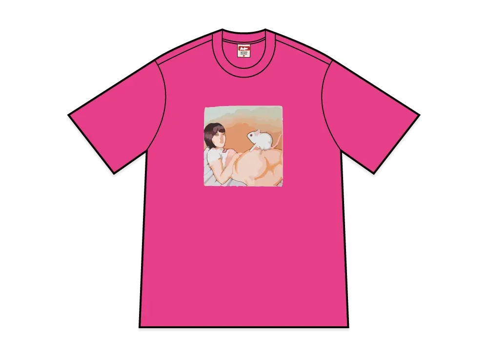Supreme Mouse Tee "Fuchsia"
