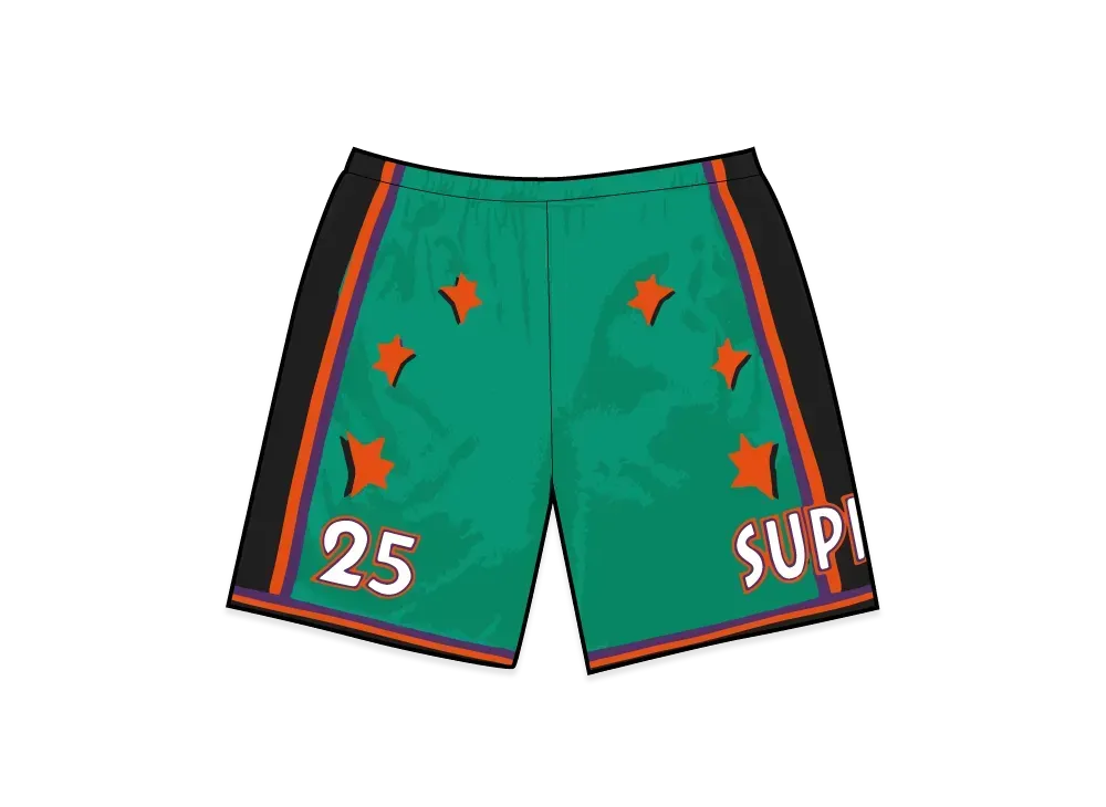 Supreme All Star Basketball Short "Green"